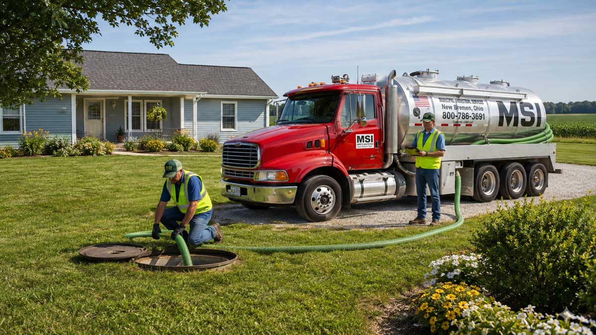  commercial septic tank pumping Mikes Sanitation